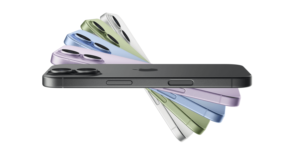 iPhones em imagem oficial da Apple